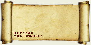 Jagoda Vasiljković vizit kartica